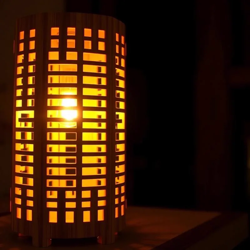 Luminárias e lanternas cortadas a laser